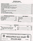 Don's And Lounge menu