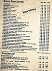 Pizzeria Golden Star menu