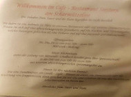 Restaurant Seestern menu