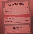 Restaurant les copains d'abord menu