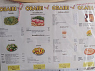 Oraibi menu