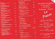 Bistrorante La Piazza menu