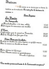 La Cour de Lise menu