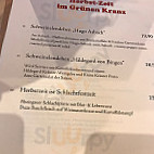 Zum Grünen Kranz menu