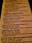 Sparky's Garage Butte menu