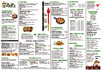 Senor Jalapeno menu