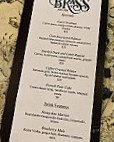 The Brass menu