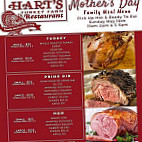 Hart's Turkey Farm menu