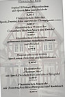 Hinterlaender Braustube menu