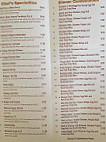 Dragon Palace menu