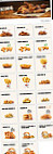 Burger King menu