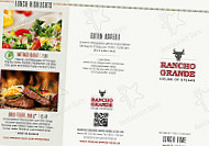 Rancho Grande menu