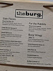 The Burg. menu