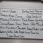 Sunshine's Cafe menu