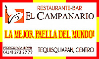 El Campanario menu