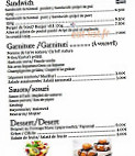 La Maison Catuna menu