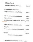 Auberge Des Clarines menu