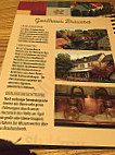 Gaststatte Hof-Schauferts menu