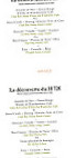 L'Hermitage Gantois menu