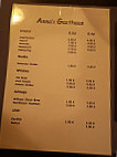 Anna's Gasthaus menu