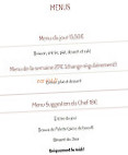 Le petit grain de sel menu