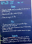 Le Cantou menu