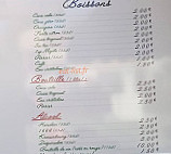 Chez Medou menu