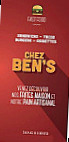 Chez Witt menu