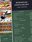 Ethiopien menu