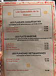 la baie d'Halong menu