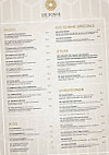 Die Sonne menu