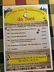 Da Toni menu