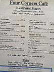 Four Corners Cafe menu