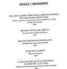 Il Carpaccio menu