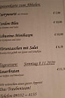 Gasthaus Zur Goldenen Traube menu