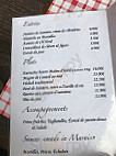 Le Bistrot Du Marais menu