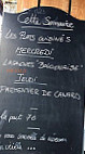 Chez Gino menu