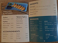 Mimo Sushi menu