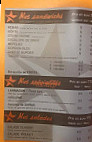 Star Kebab menu