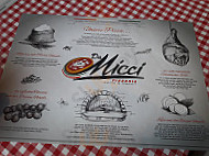 Pizzeria da Micci menu