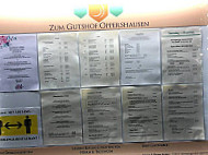 Zum Gutshof Oppershausen menu