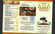 Asia Insel Asiatische Spezialitäten menu