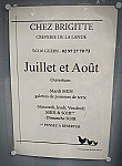 Chez Brigitte menu