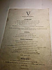 Vegan Restoran V menu