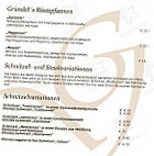 Gaststätte Gründel menu