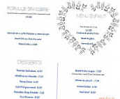 Pizzeria Du Drugstore menu