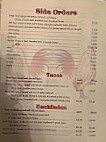 Los Gallos Mexican menu