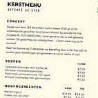 De Ster menu