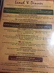 Old Road menu