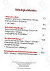 Gasthof Zum Bahnhof menu